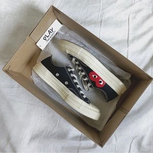Converse X Comme Des Garçons Cdg Play Chuck Taylor Low